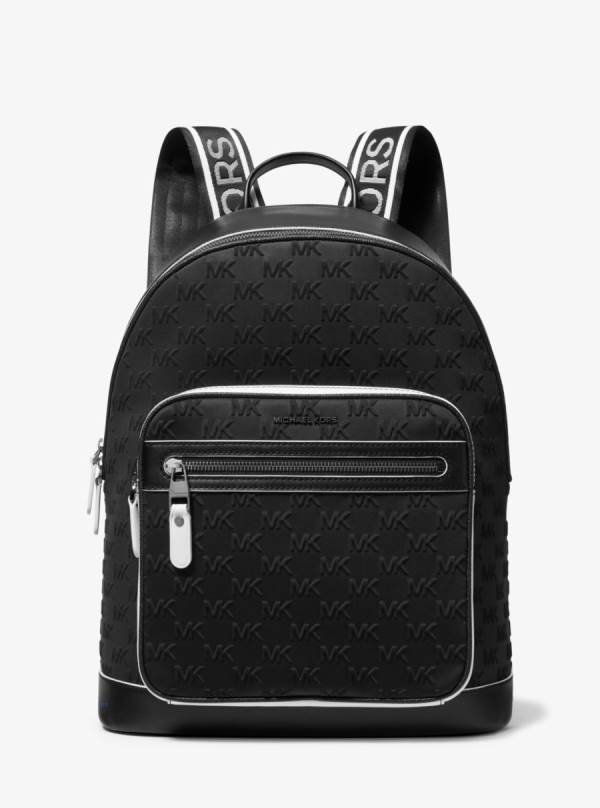 Damske Batohy Michael Kors Hudson Logo Embossed Neoprene Čierne - Kabelky Michael Kors Obchod | YVKQS-4217